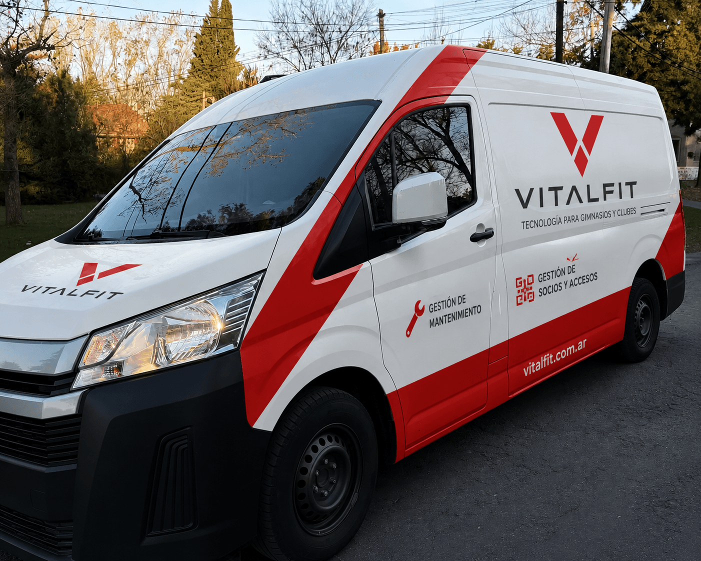Camioneta de servicio técnico VitalFit